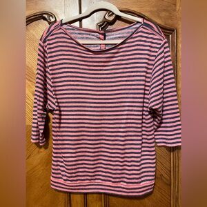 Loft Striped Blouse Size M